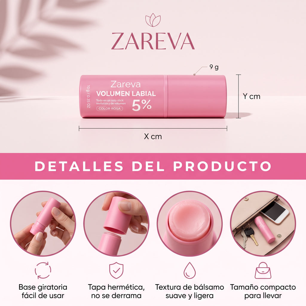 Retoque K-Beauty ZAREVA® Bálsamo Voluminizador