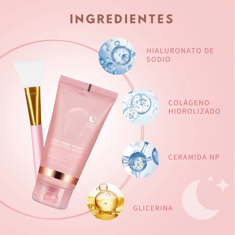 Mascarilla Nocturna de Colágeno